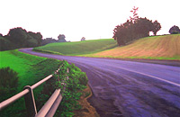 "Senza titolo", 1999, olio su tela, cm 120 x 190