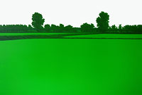 "Senza titolo", 2005, olio su tela, cm 135 x 200